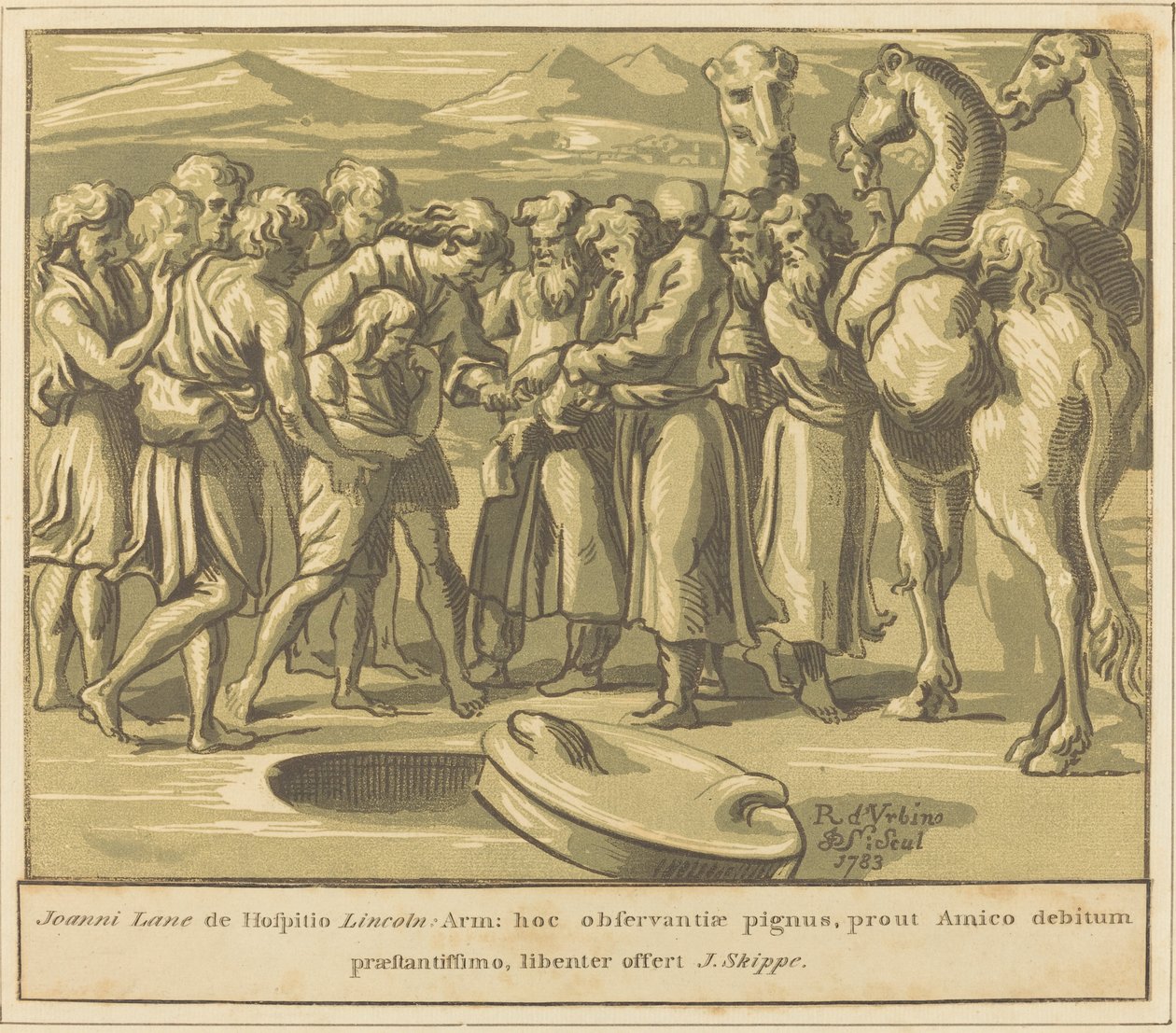 José vendido como escravo de John Skippe after Raphael