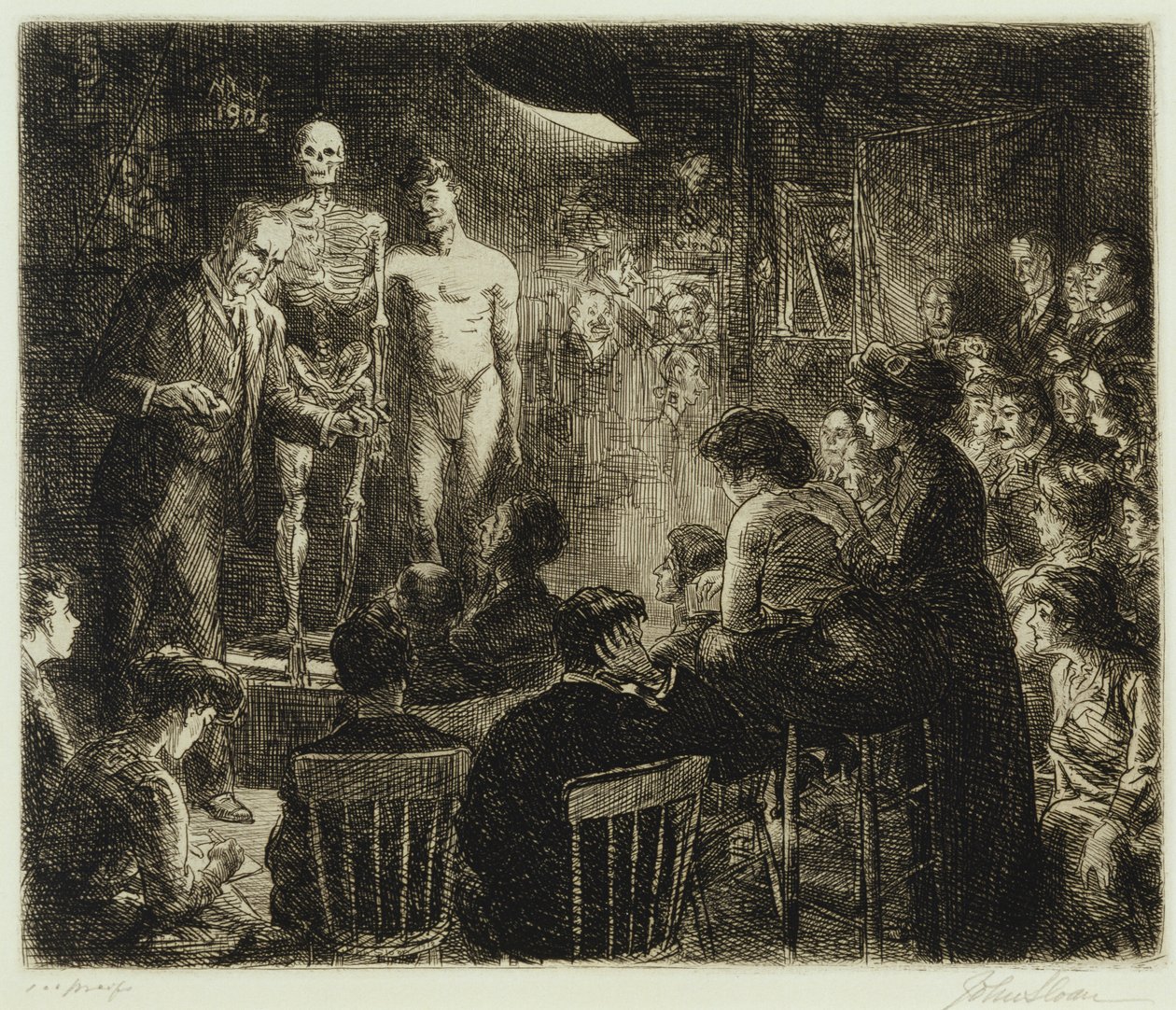 Anschutz sobre Anatomia de John French Sloan