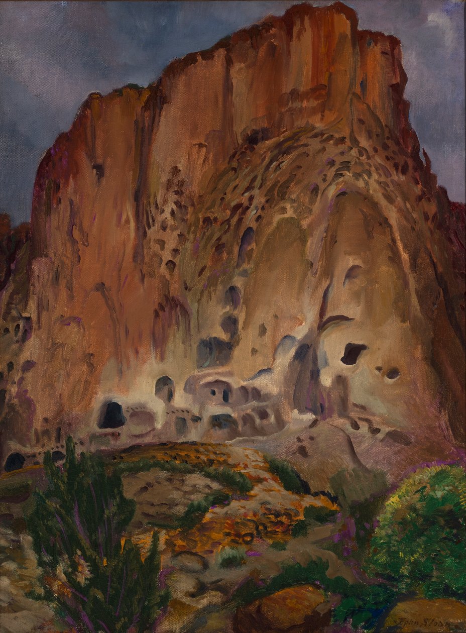 Pajarito de Cliff Dwellings, Pajarito de John French Sloan