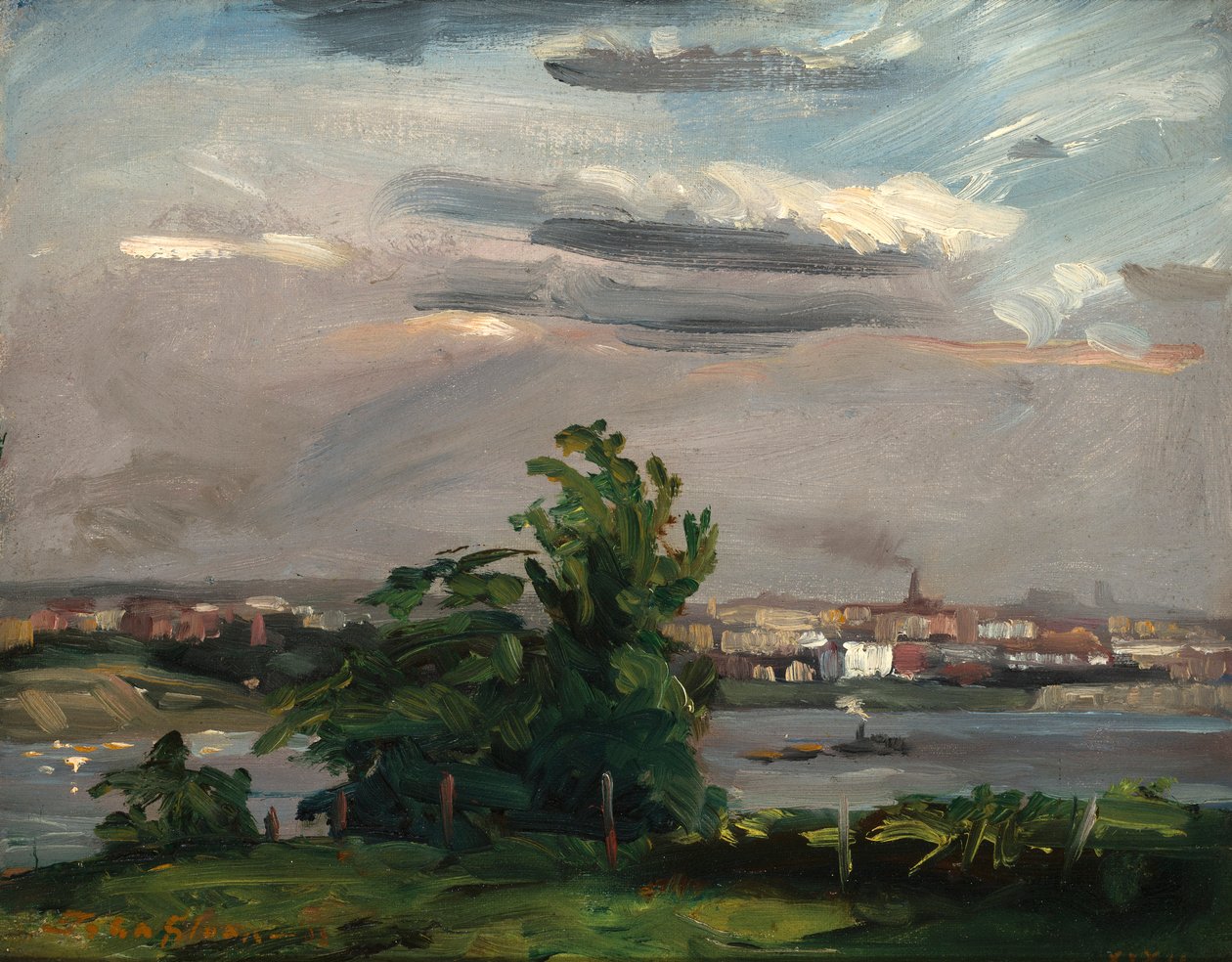 Coytesville na Palisades de John French Sloan
