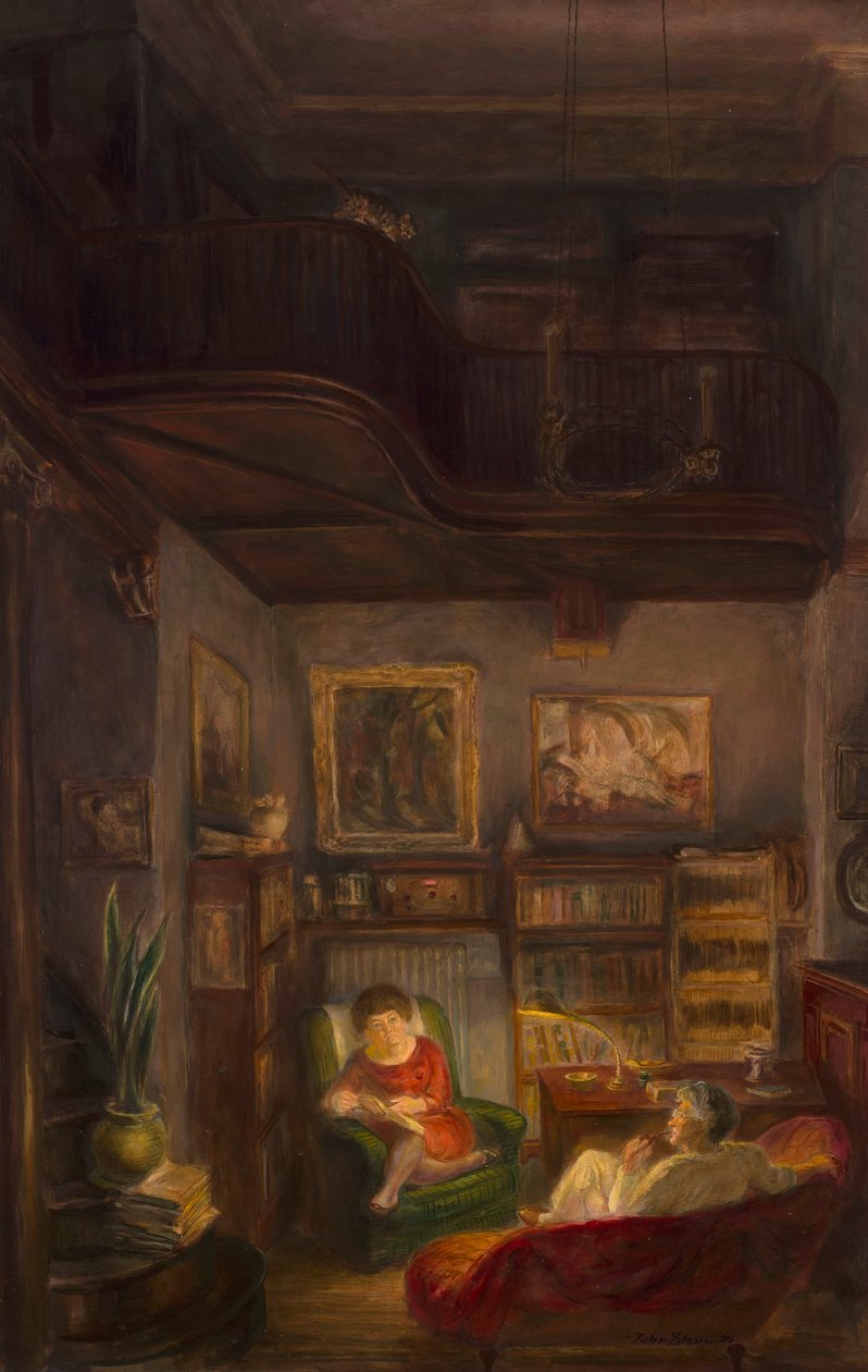 O nosso canto do Estúdio de John French Sloan