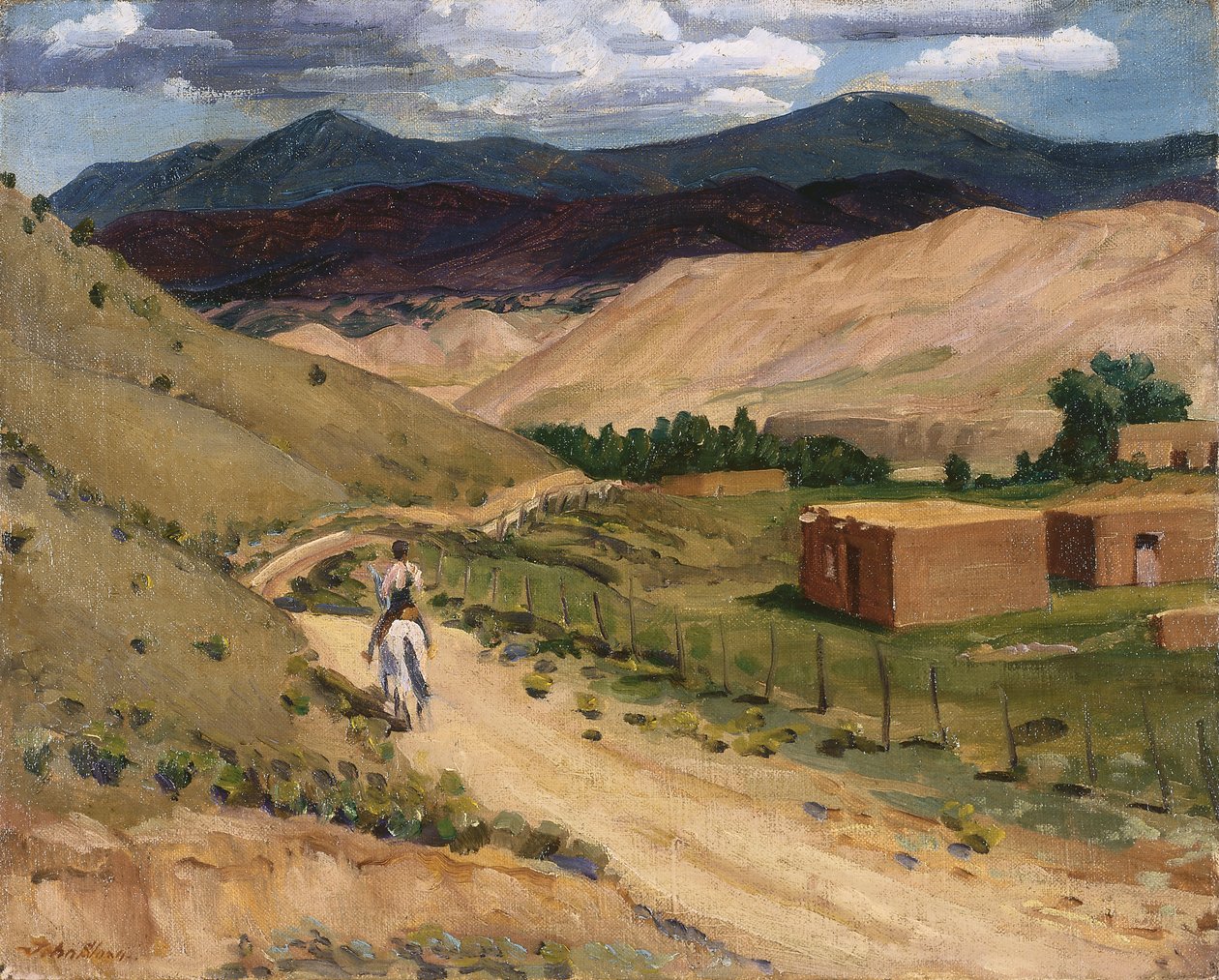 Estrada para Chimayo de John French Sloan