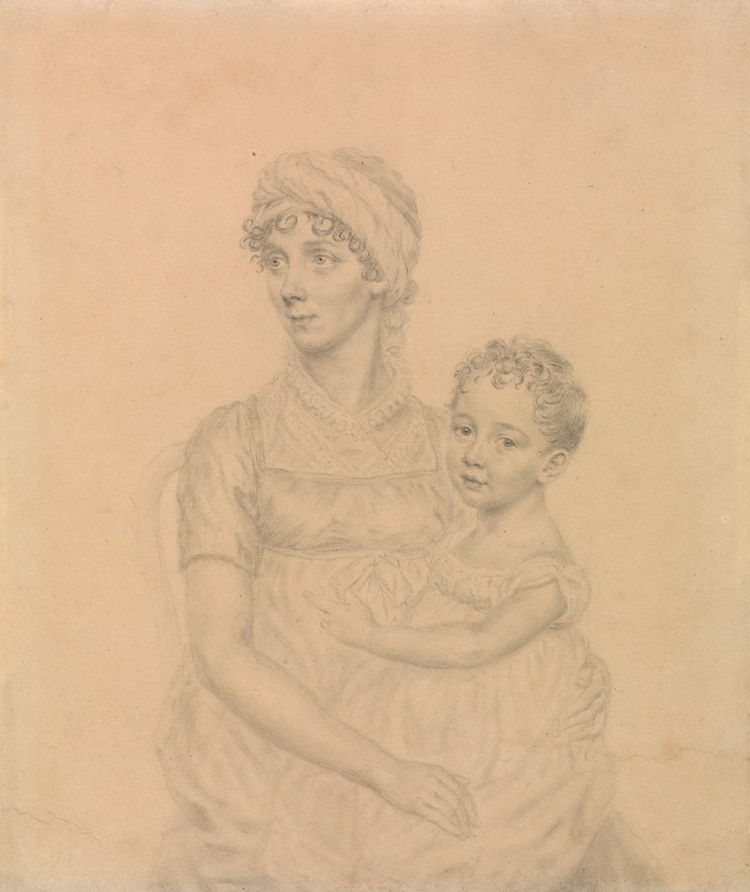 Lady Wigram com o seu filho menor, William Pitt Wigram de John Smart