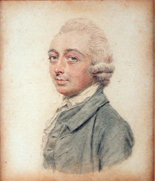 Retrato de John Oglander (c.1737-94) (pastel sobre papel) de John Smart