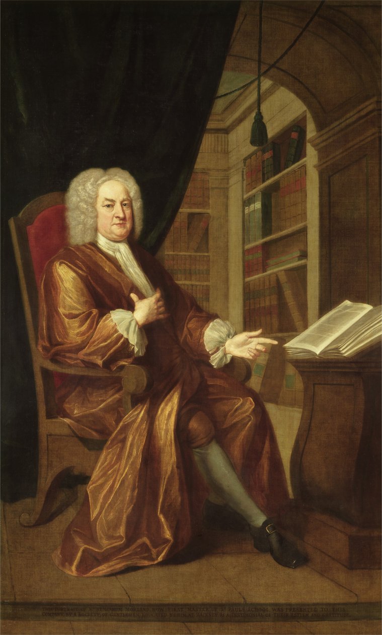 Benjamin Moreland, Alto Mestre da Escola de São Paulo, 1724 de John Smibert