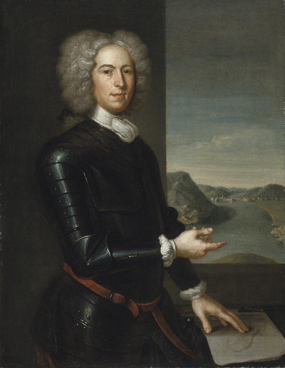 Retrato do major-general Paul Mascarene, 1729 de John Smibert
