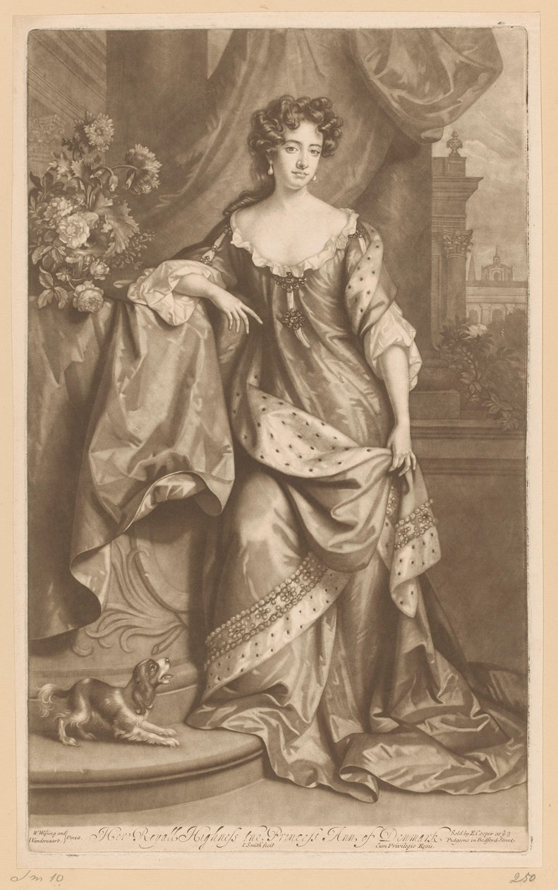 Retrato de Anna da Dinamarca de John Smith