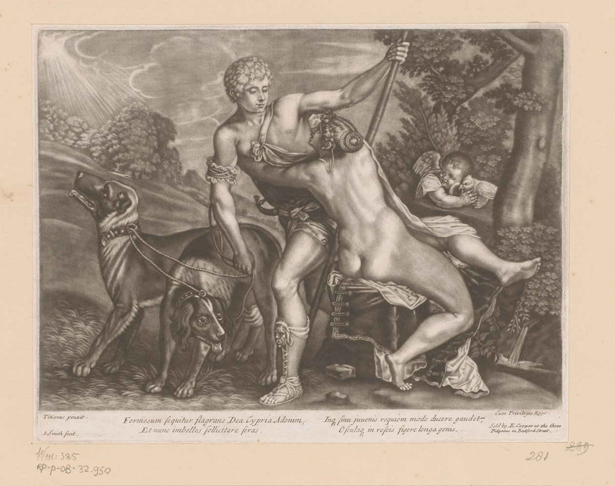 Vénus e Adónis de John Smith