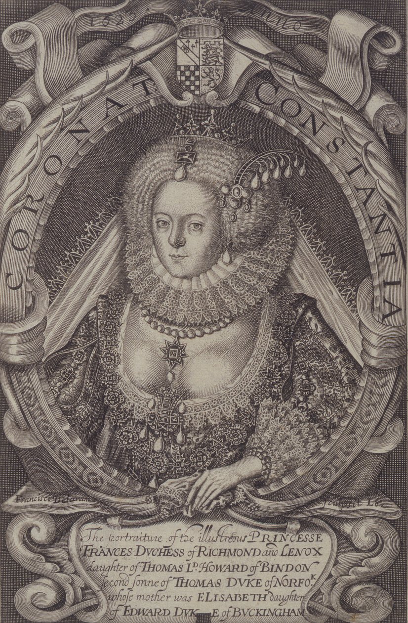 Frances, Duquesa de Richmond (1578-1639), da Generall Historie of Virginia, 1624 de John Smith 2