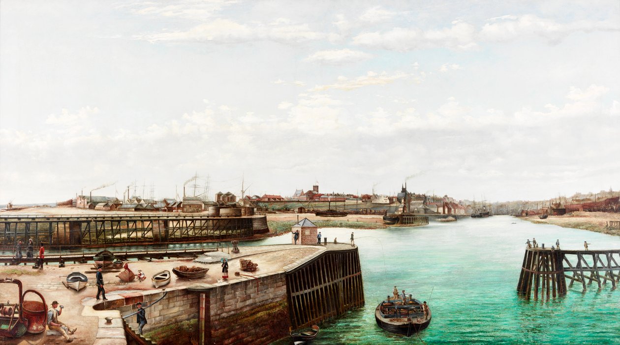 Porto de Sunderland, 1883 de John Smith 2
