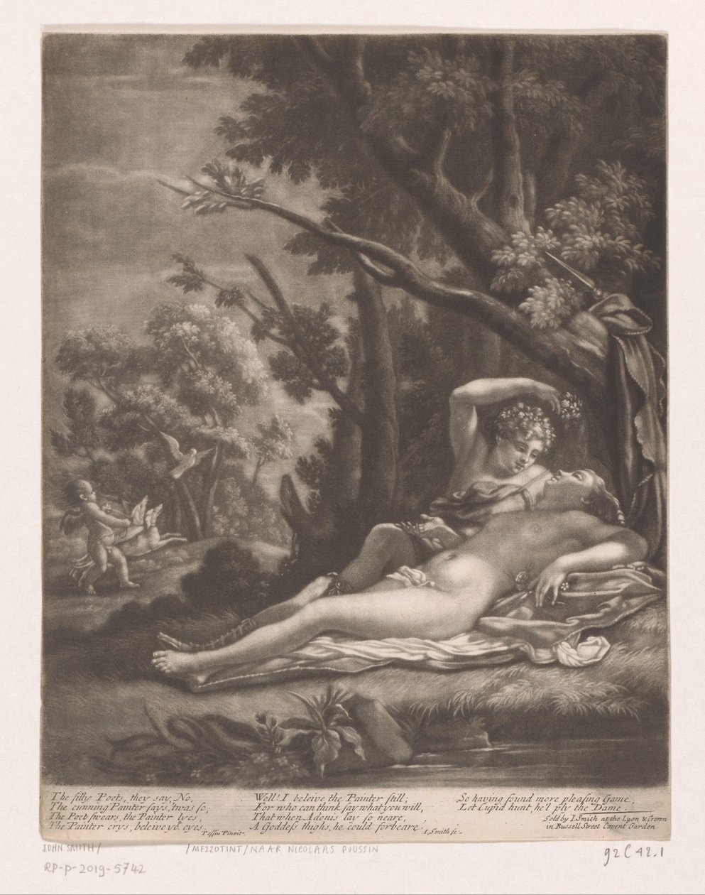 Vênus em Adônis de John Smith
