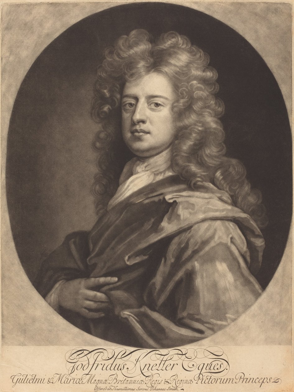 Godfrey Kneller de John Smith after Sir Godfrey Kneller