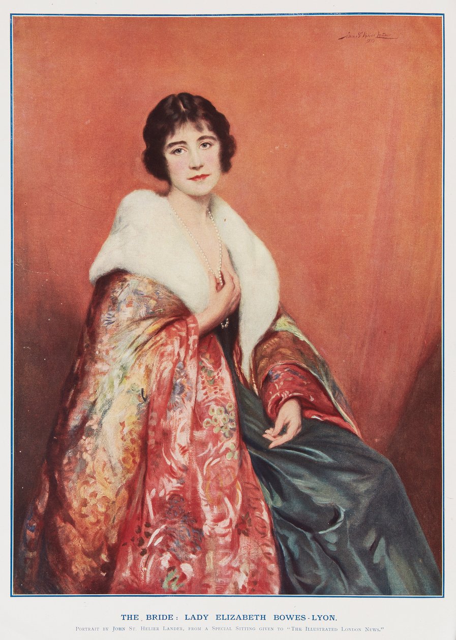 Lady Elizabeth Bowes-Lyon de John St. Helier Lander