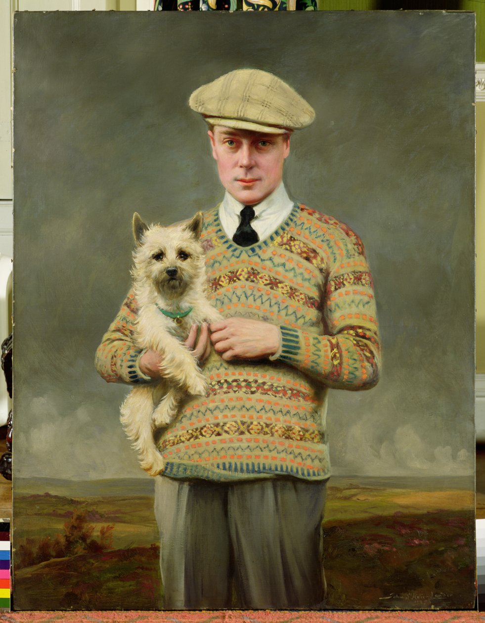 Retrato de HRH O Príncipe de Gales de John St. Helier Lander