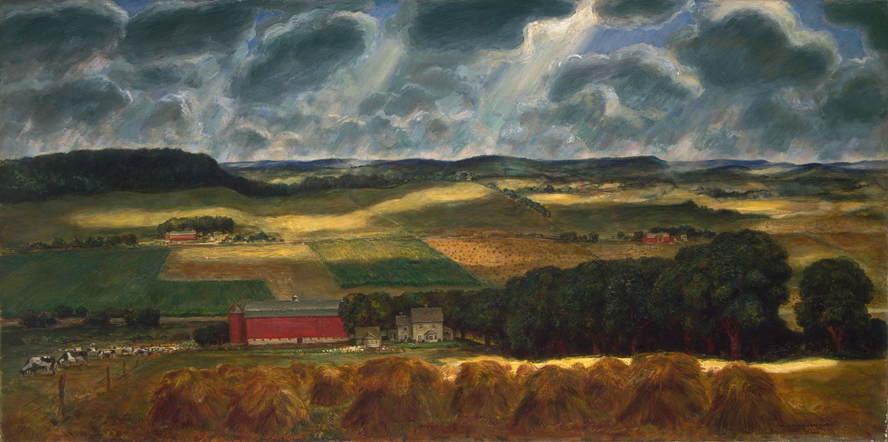 Paisagem de Wisconsin de John Steuart Curry