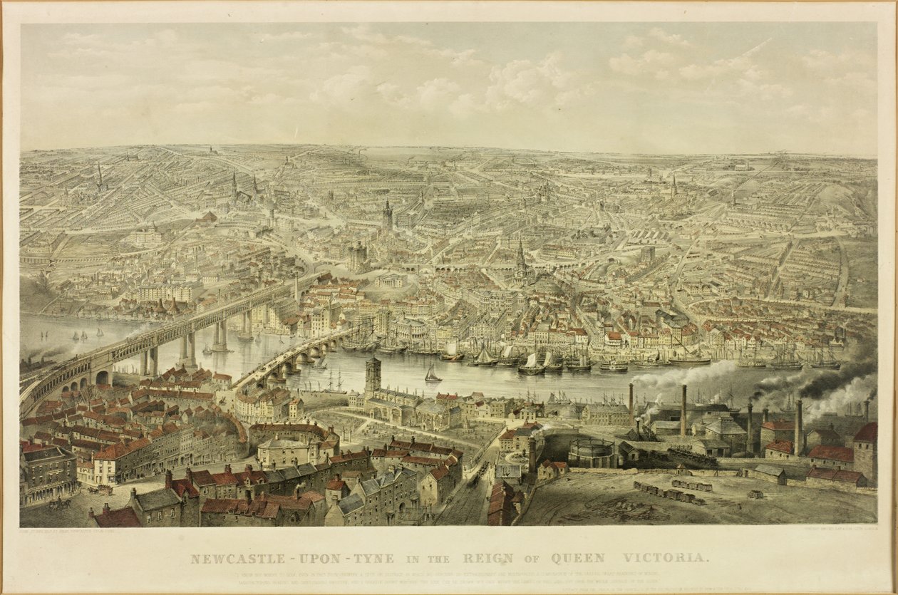 Newcastle upon Tyne no reinado da rainha Victoria de John Storey