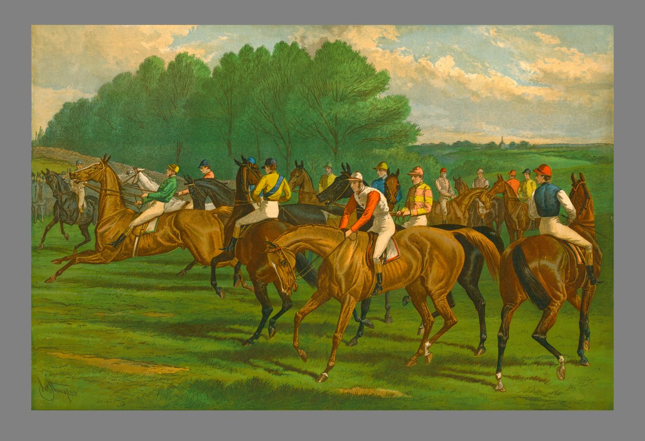 Um começo falso - Derby, 1883. de John Sturgess