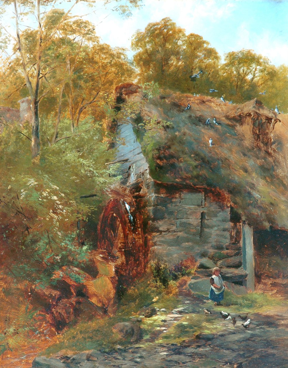 Chagford Mill, Devon de John Syer