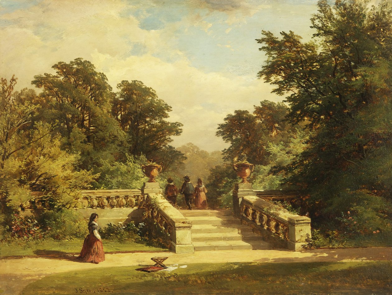 Entrada para Haddon Hall de John Syer