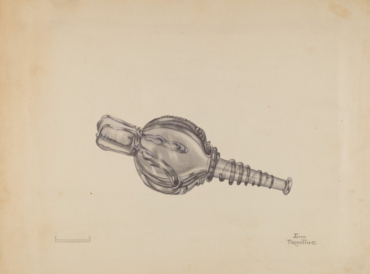 Frasco de fole em miniatura, c. 1936. de John Tarantino