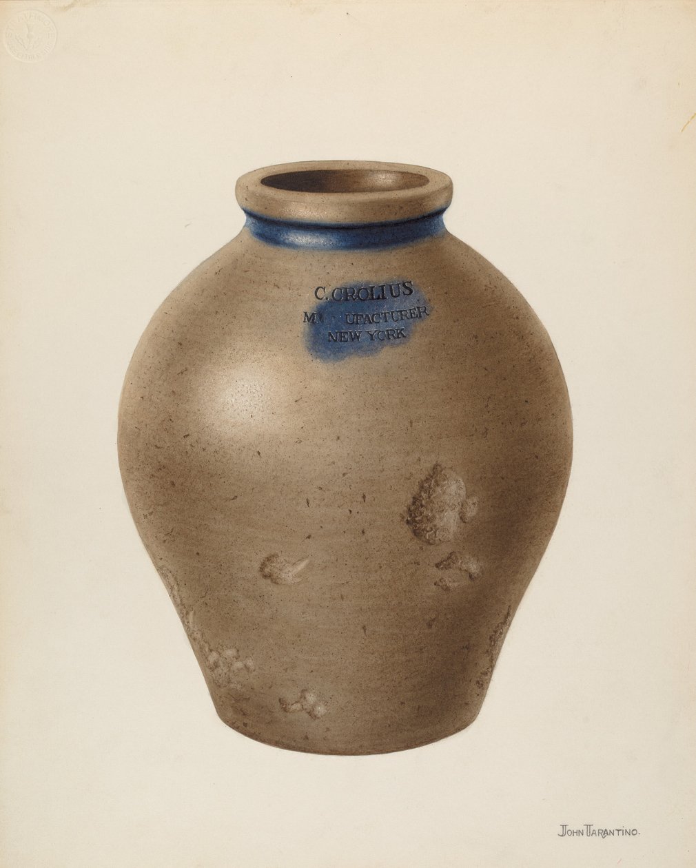 vaso, c. 1940. de John Tarantino