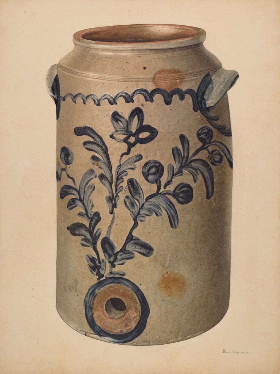 Refrigerador de água, c. 1940. de John Tarantino