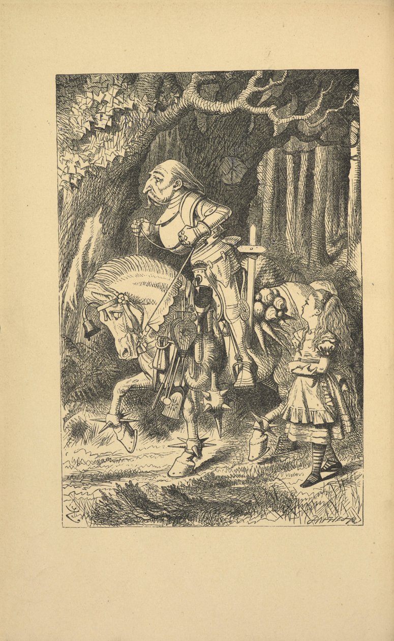 Alice e o Cavaleiro Branco. de John Tenniel