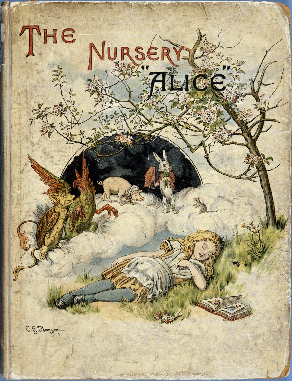 Alice adormecida de John Tenniel