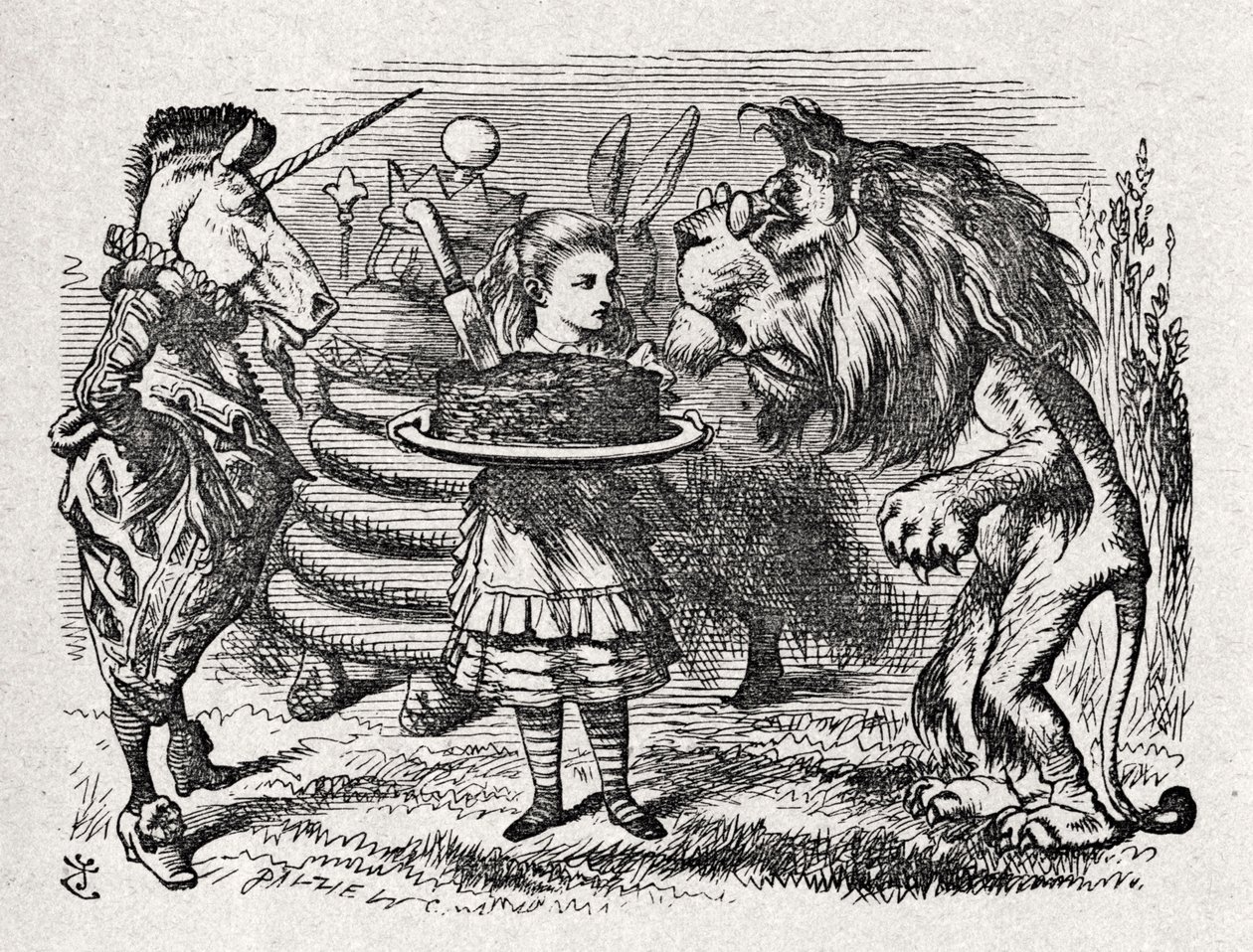 Alice o Leão e de John Tenniel