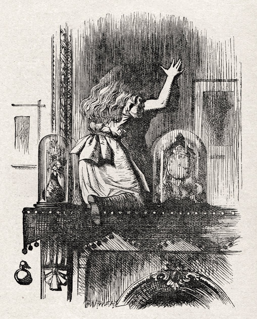 Alice através do espelho de John Tenniel