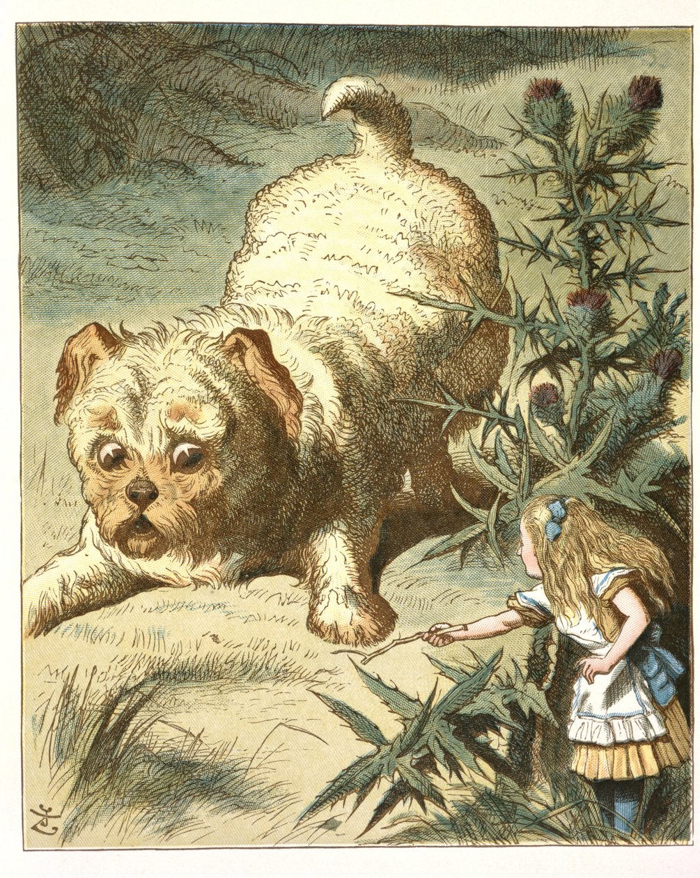Chicotear o cachorro de John Tenniel