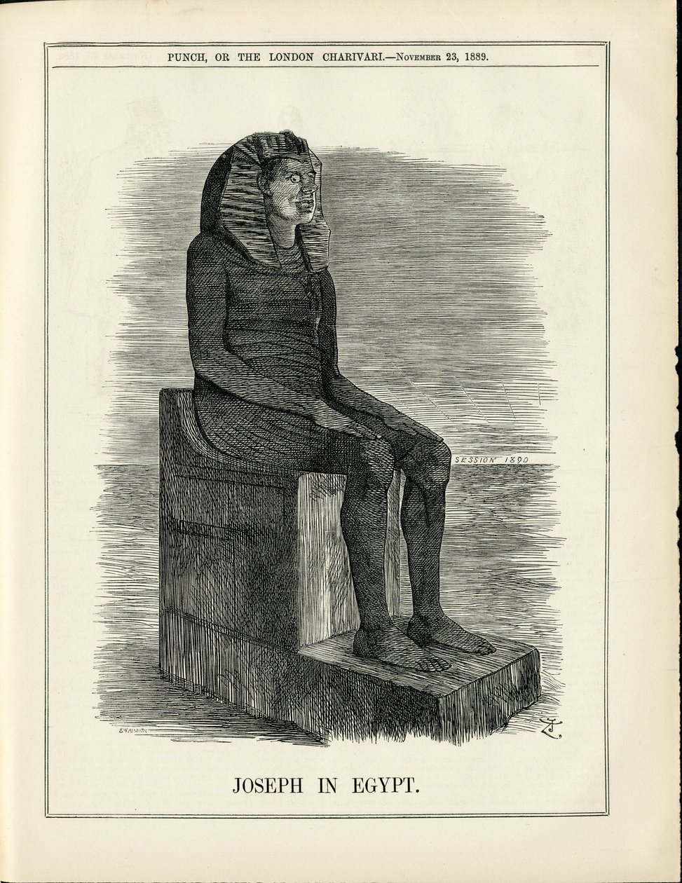 Ilustração de John Tenniel (1820-1914) em Punch de John Tenniel