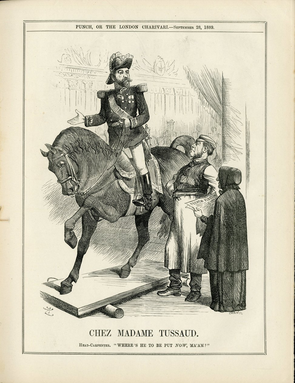 Ilustração de John Tenniel (1820-1914) em Punch de John Tenniel