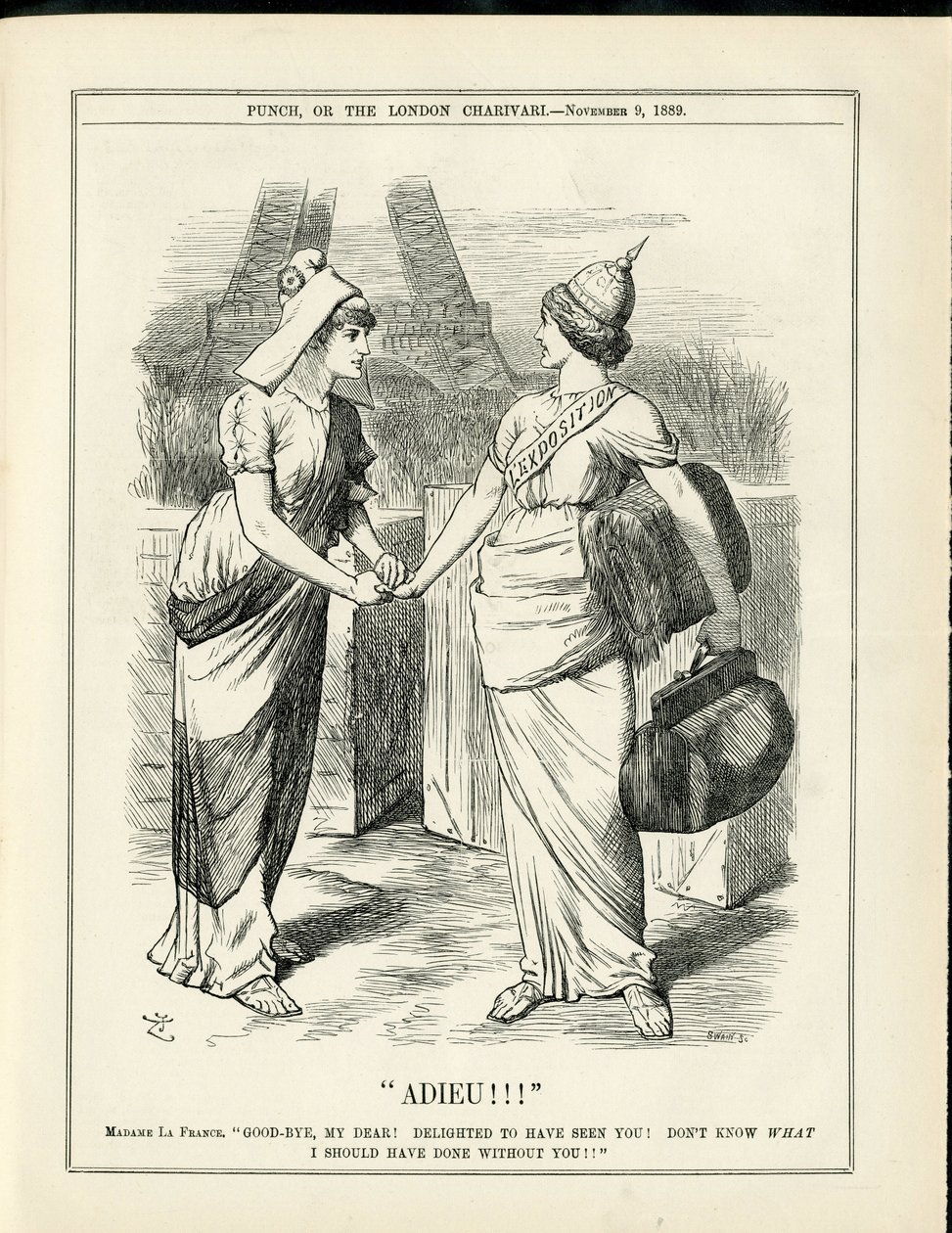 Ilustração de John Tenniel (1820-1914) em Punch de John Tenniel