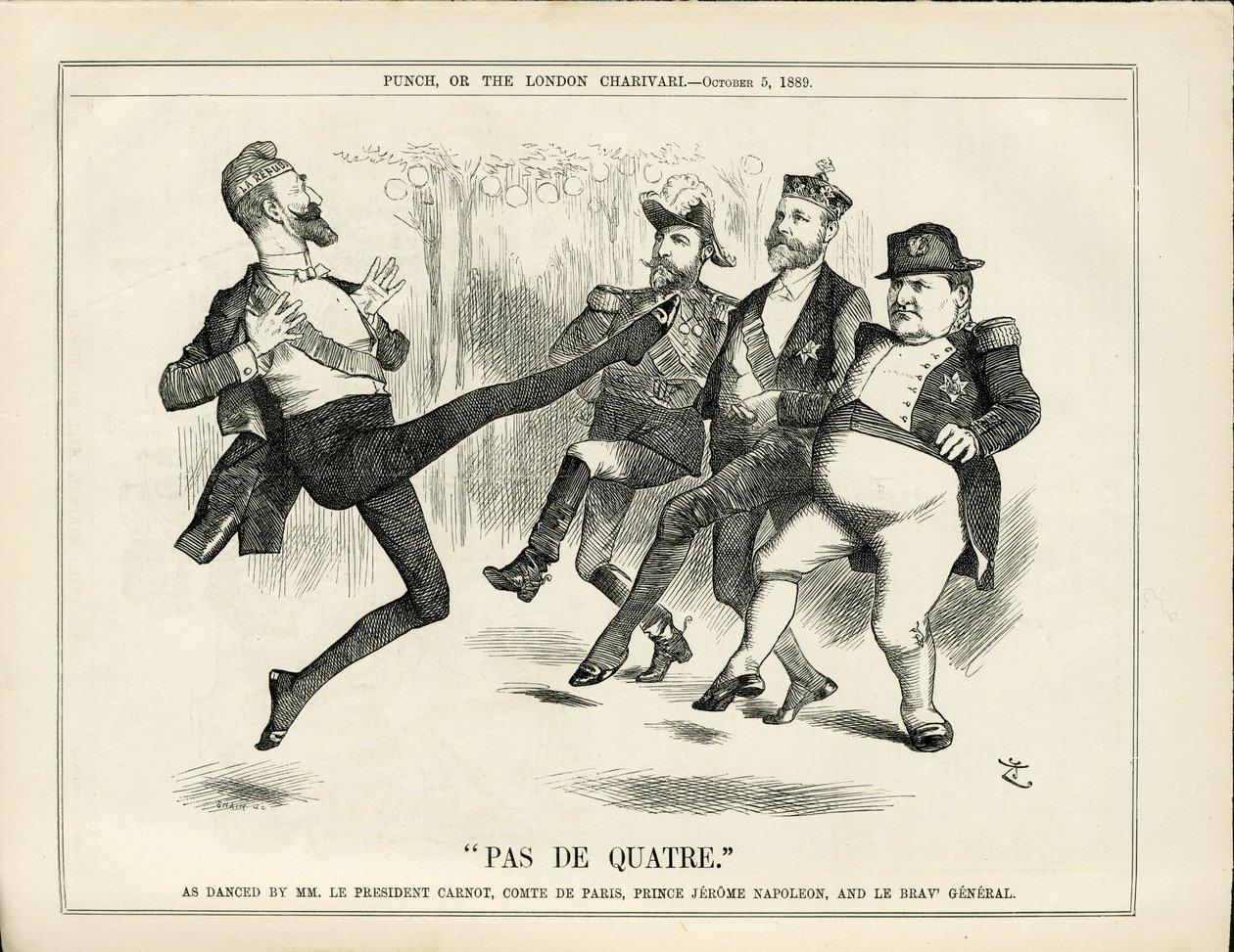 Ilustração de John Tenniel (1820-1914) em Punch de John Tenniel