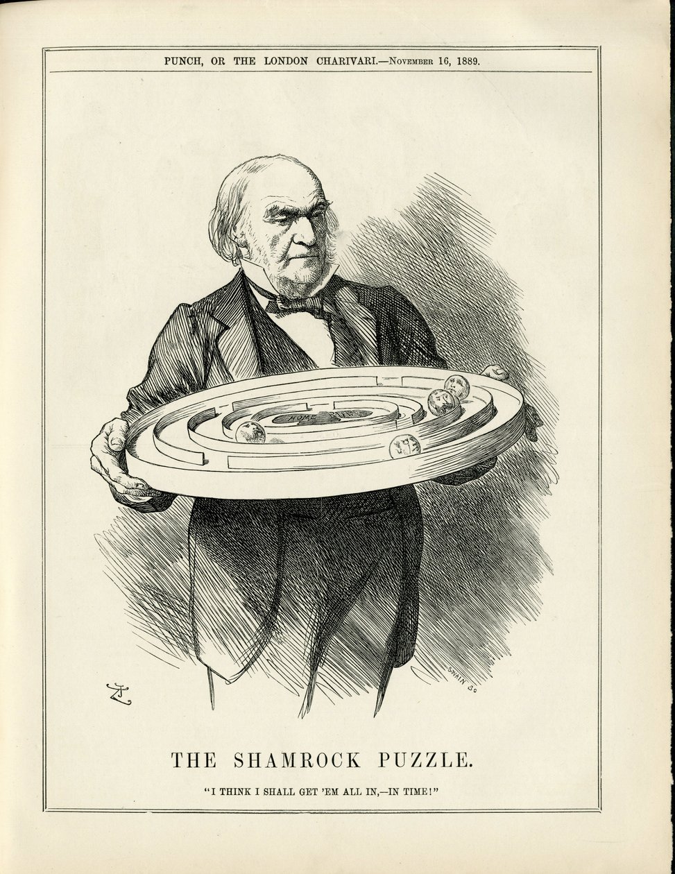 Ilustração de John Tenniel (1820-1914) em Punch de John Tenniel
