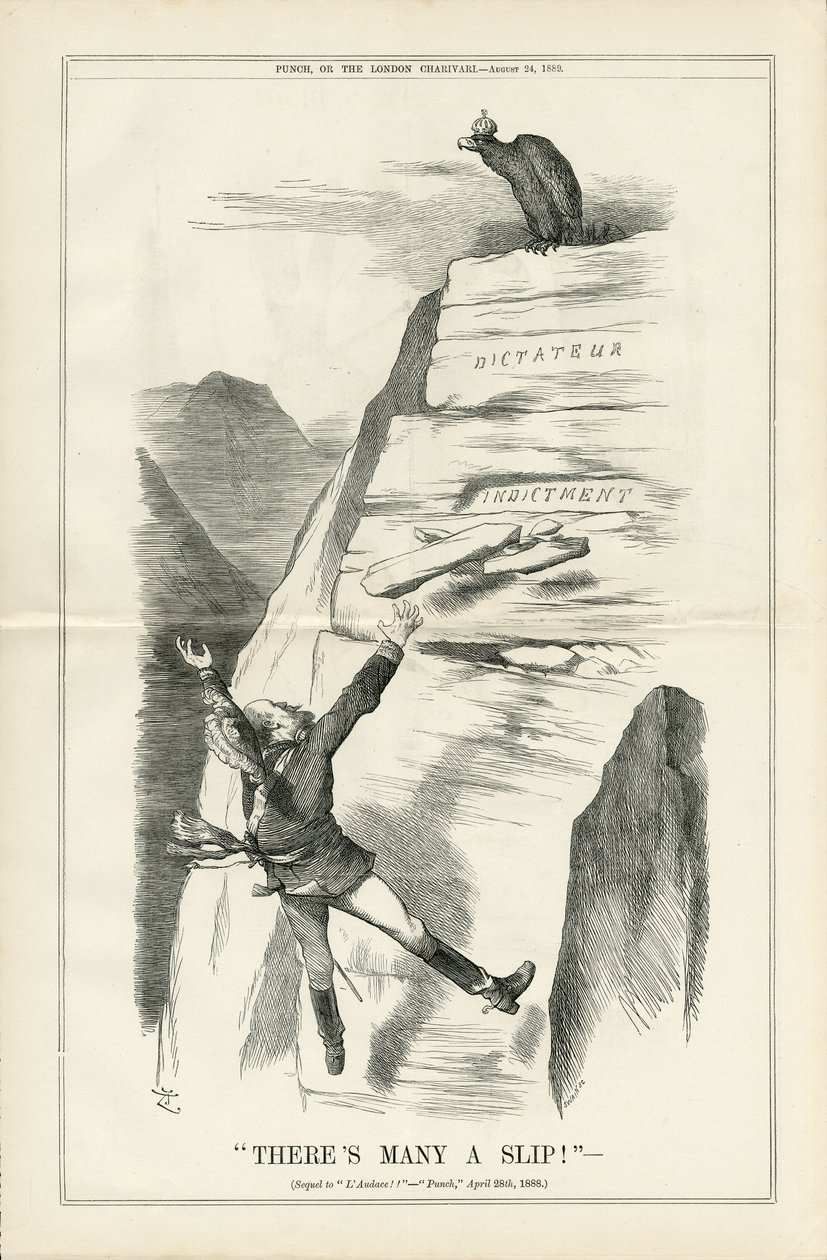 Ilustração de John Tenniel (1820-1914) em Punch de John Tenniel