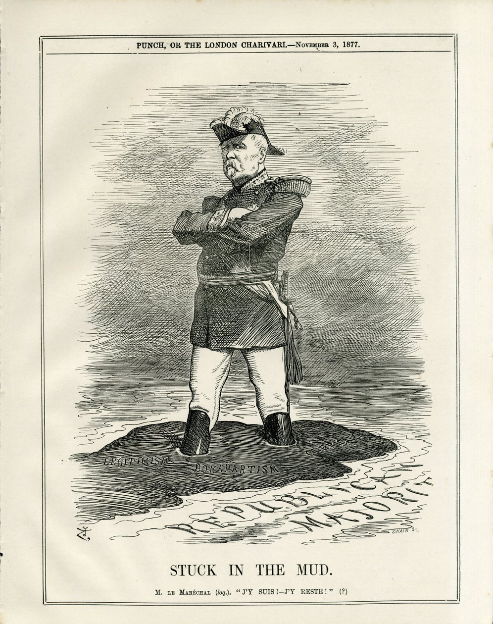 Ilustração de John Tenniel (1820-1914) em Punch de John Tenniel