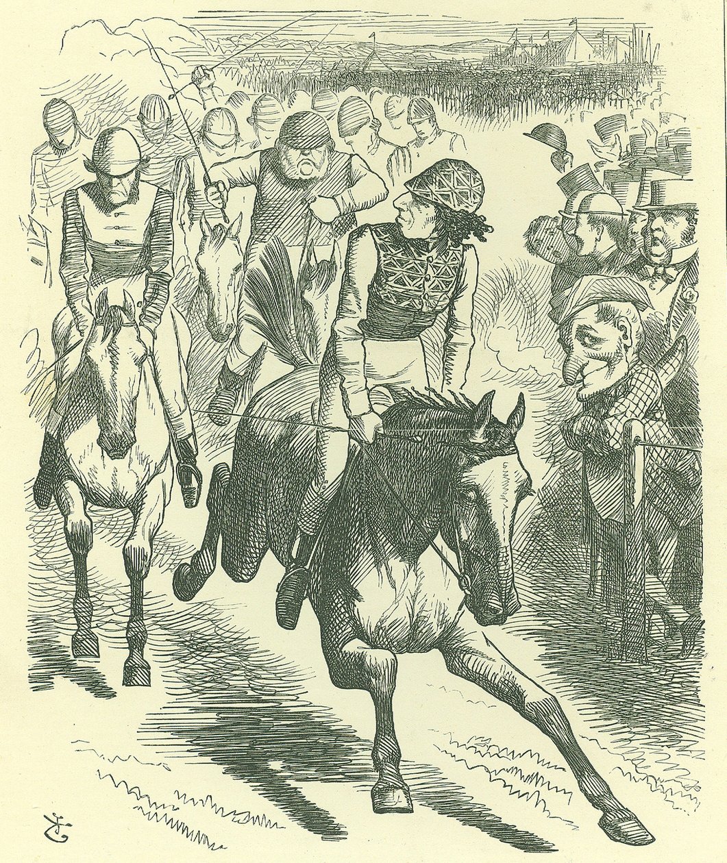 O Derby de John Tenniel