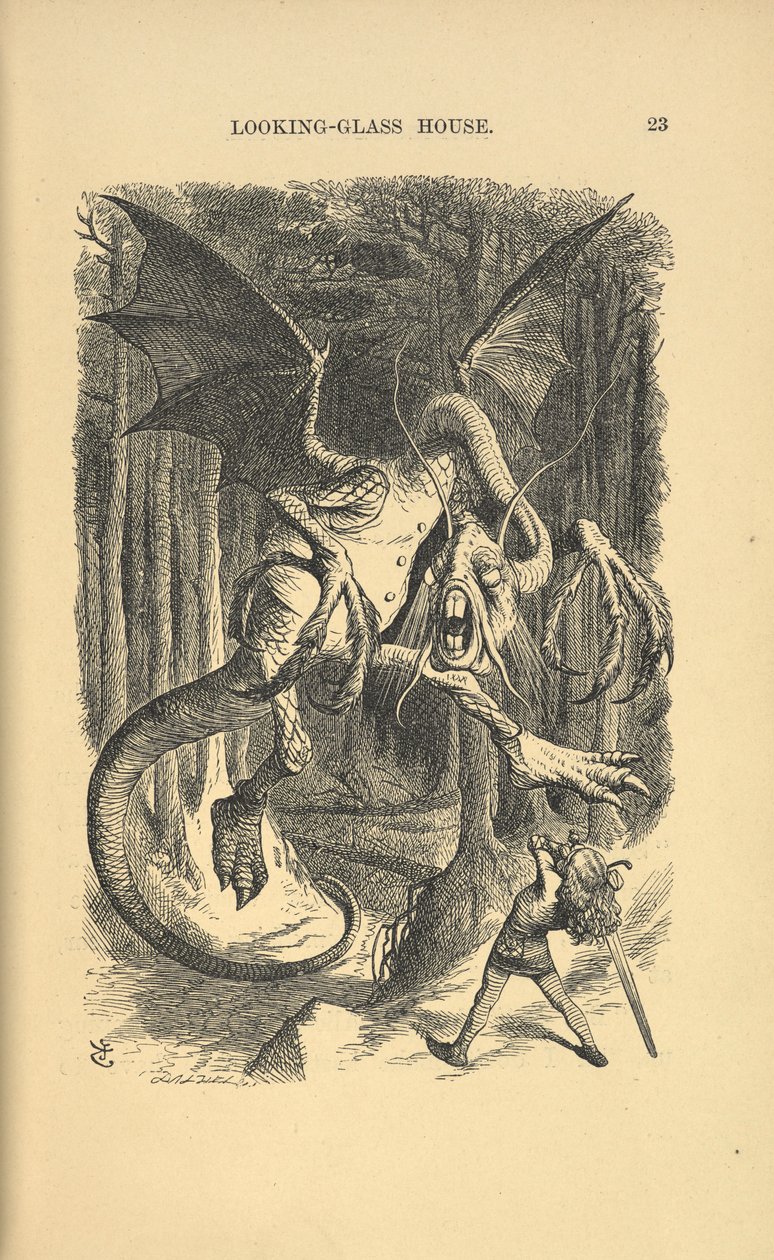 O Jabberwocky. de John Tenniel