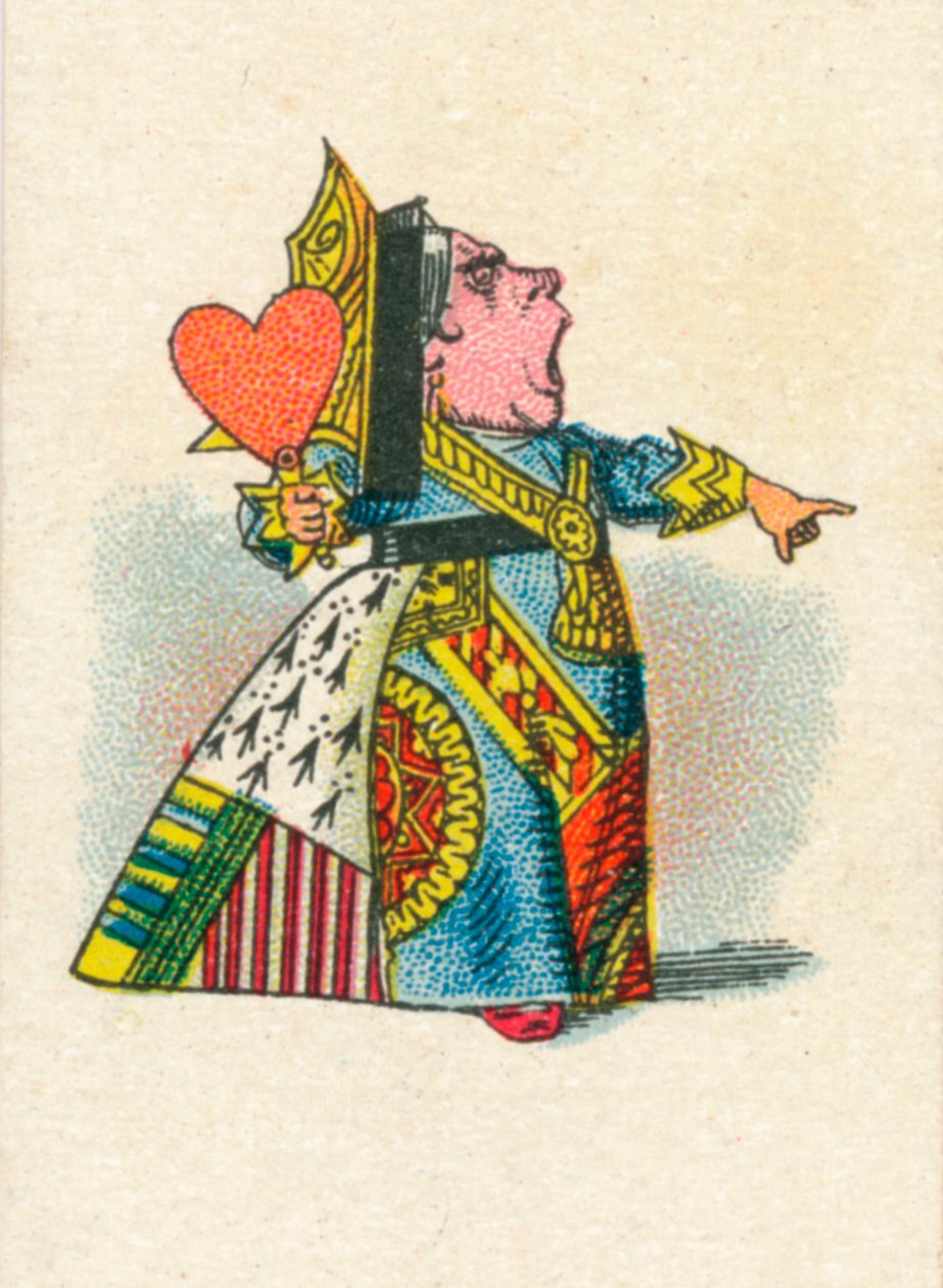 A rainha dos corações, 1930 de John Tenniel