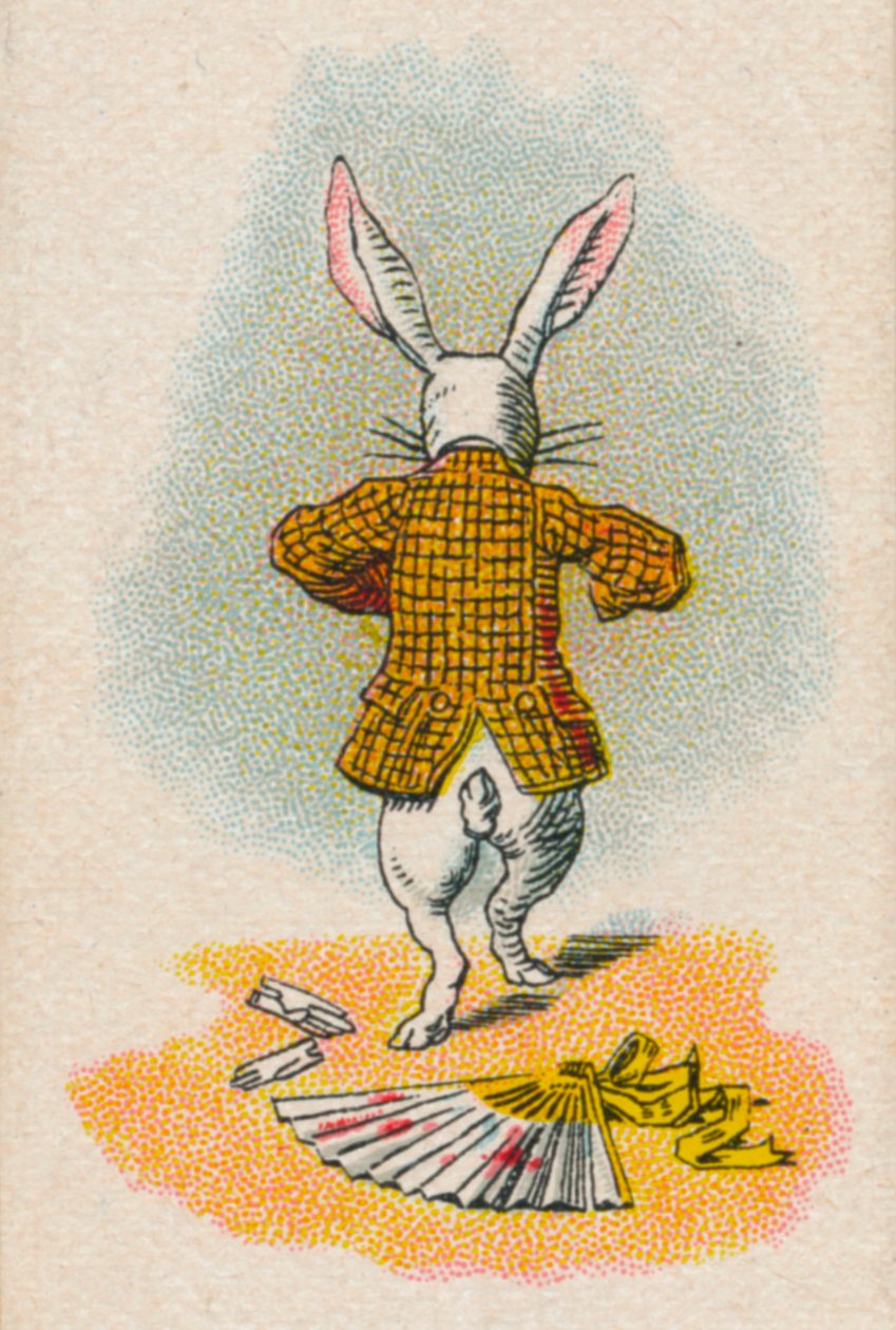 O coelho fugindo, 1930 de John Tenniel