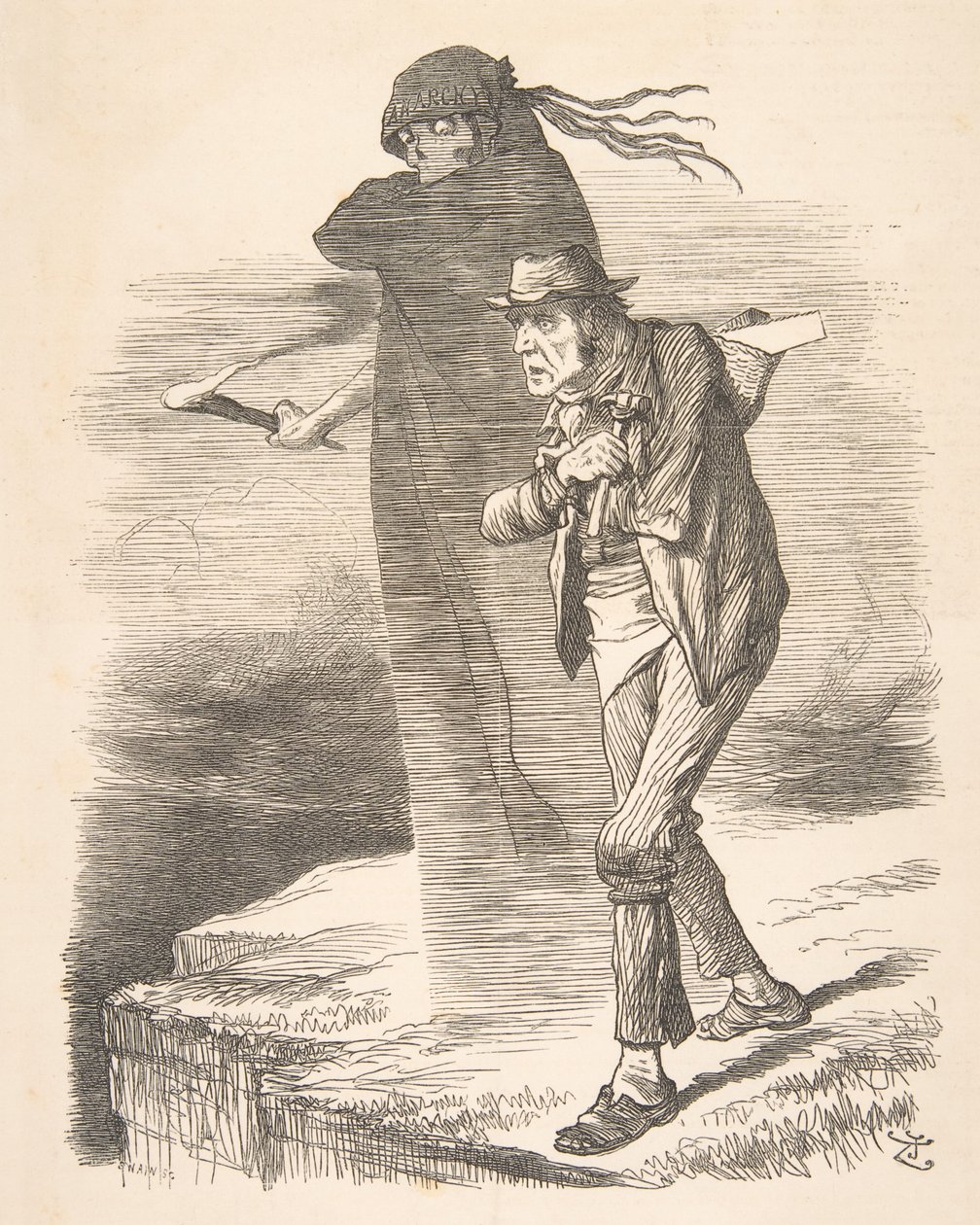 O soco tentador, 27 de novembro de 1886, 1886. de John Tenniel