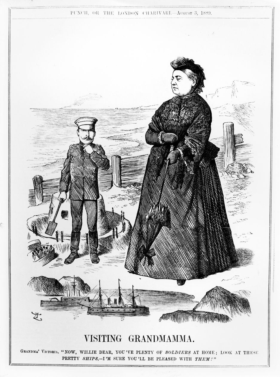 Visitando Grandmamma, ilustração de &39;Punch&39;, publicado em 3 de agosto de 1889 de John Tenniel