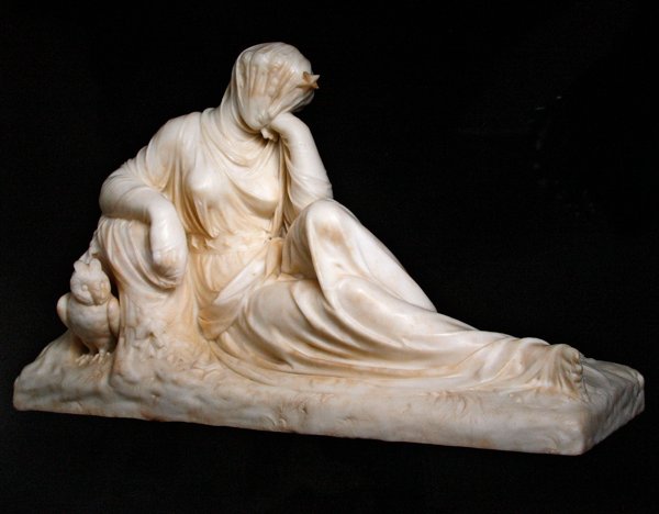 Noite, c.1851 (mármore) de John Thomas