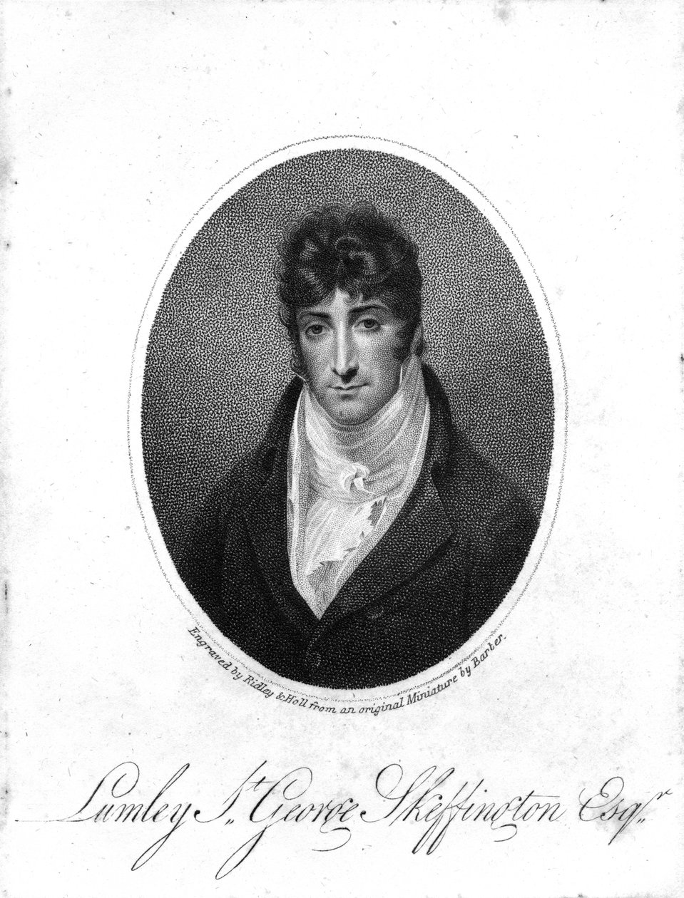 Sir Lumley St. George Skeffington, gravado por Ridley und Holl, 1806 de John Thomas Barber Beaumont