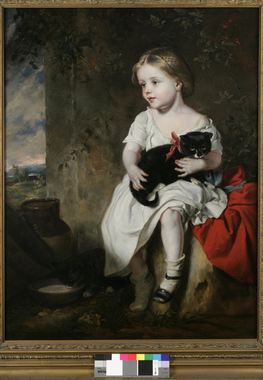 O animal de estimação, 1853 de John Thomas Peele