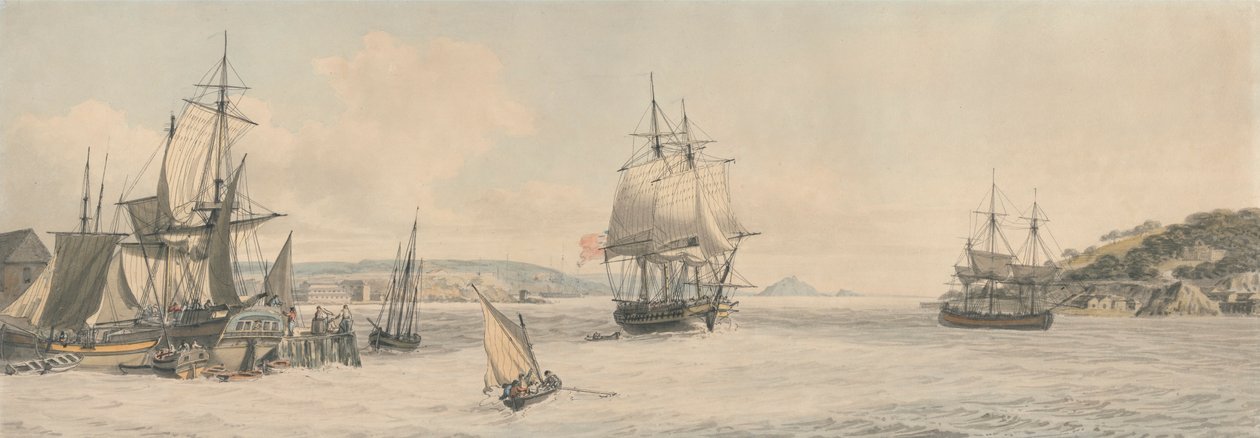 Estradas de Plymouth de John Thomas Serres