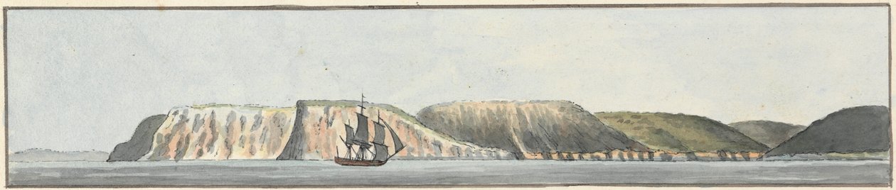 A Cabeça do Parafuso, Oeste Noroeste (um de cinco desenhos em uma montagem) de John Thomas Serres