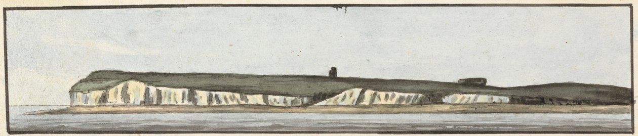 A Forelandia Norte (um de três desenhos numa só montagem) de John Thomas Serres
